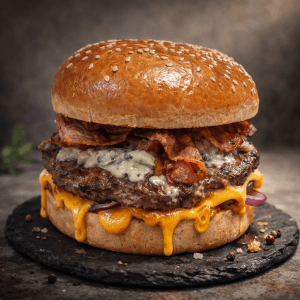 96. BLUE CHEESE BURGER