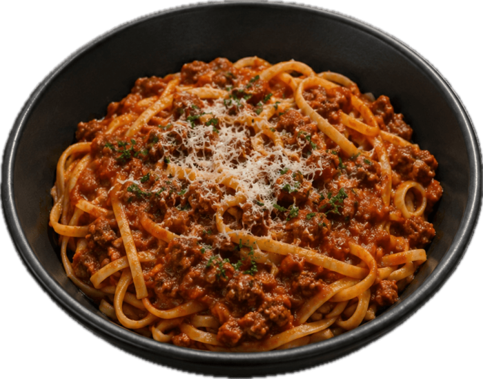 68. Linguine Bolognese